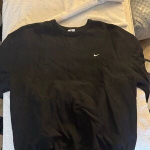 Nike Men's Black Crewneck Sweater